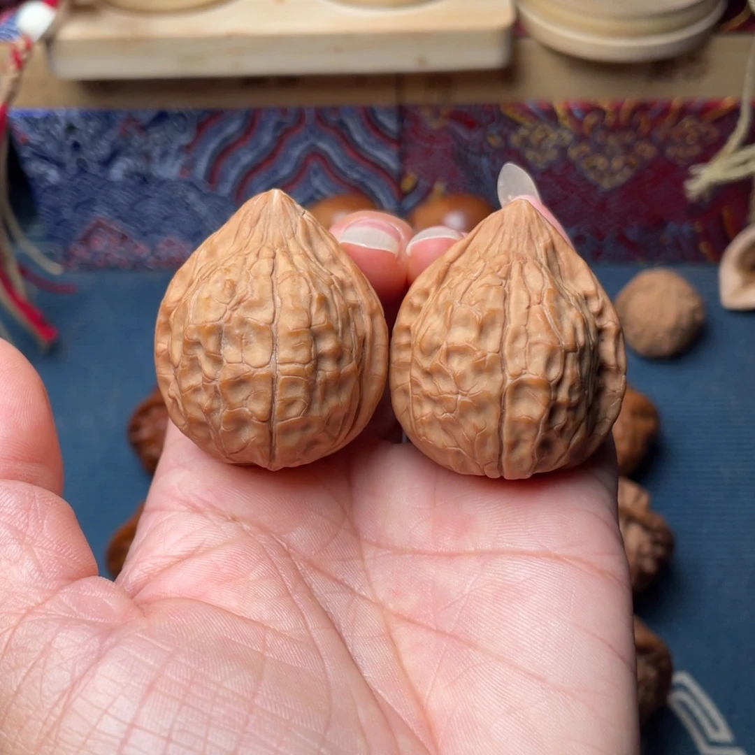 把件文玩核桃35+龟甲纹