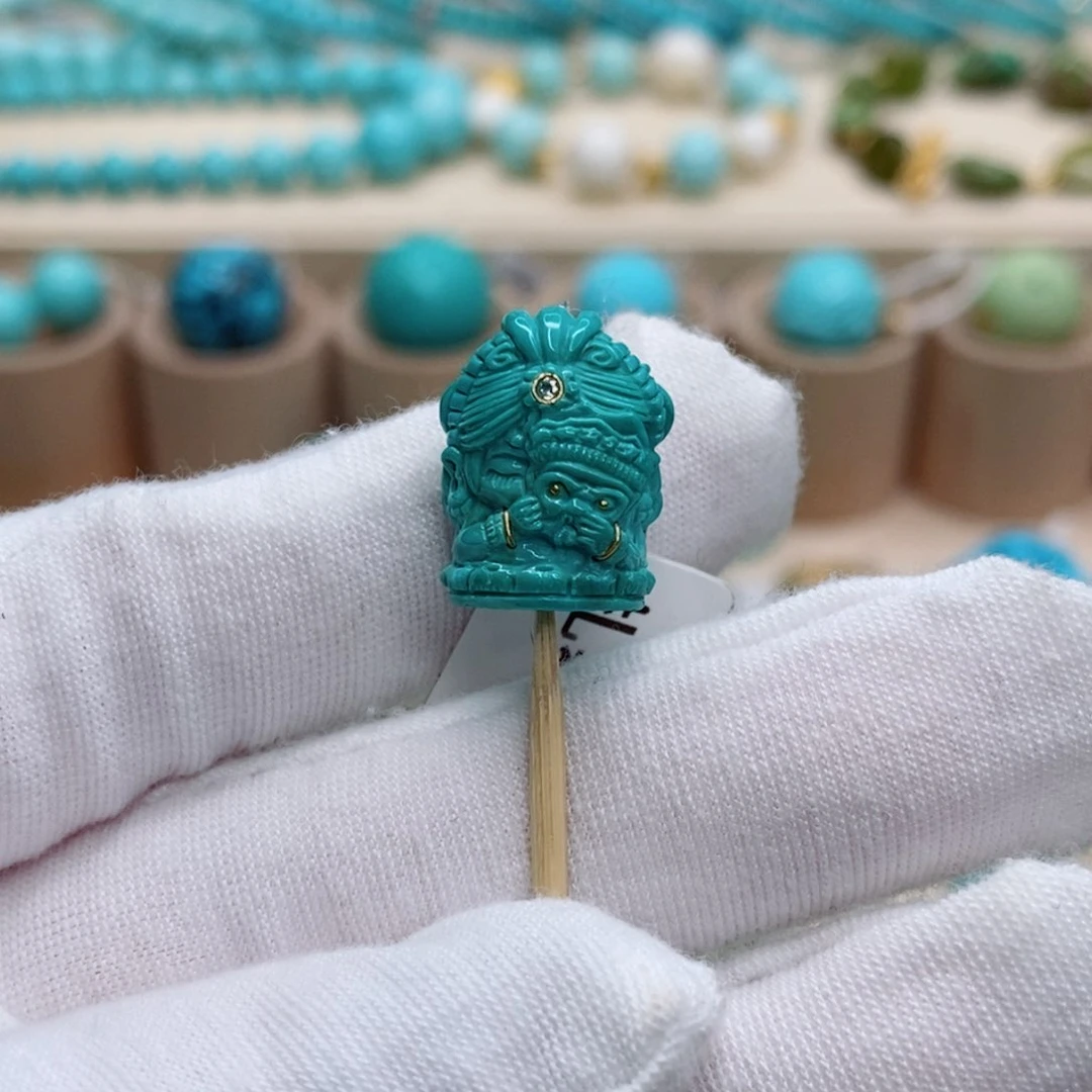 绿松石珠宝奇石未镶嵌