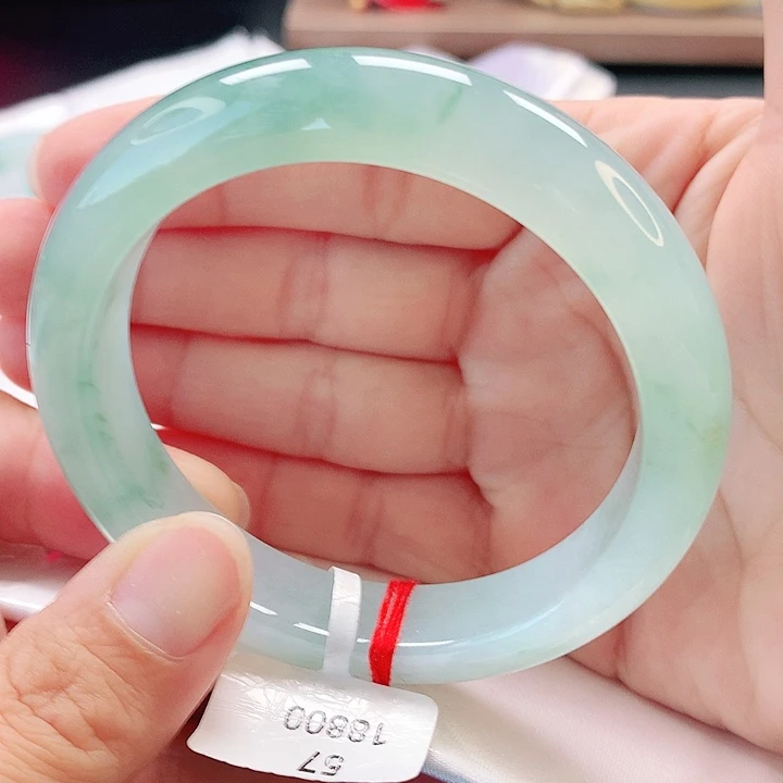 未镶嵌手镯翡翠56正