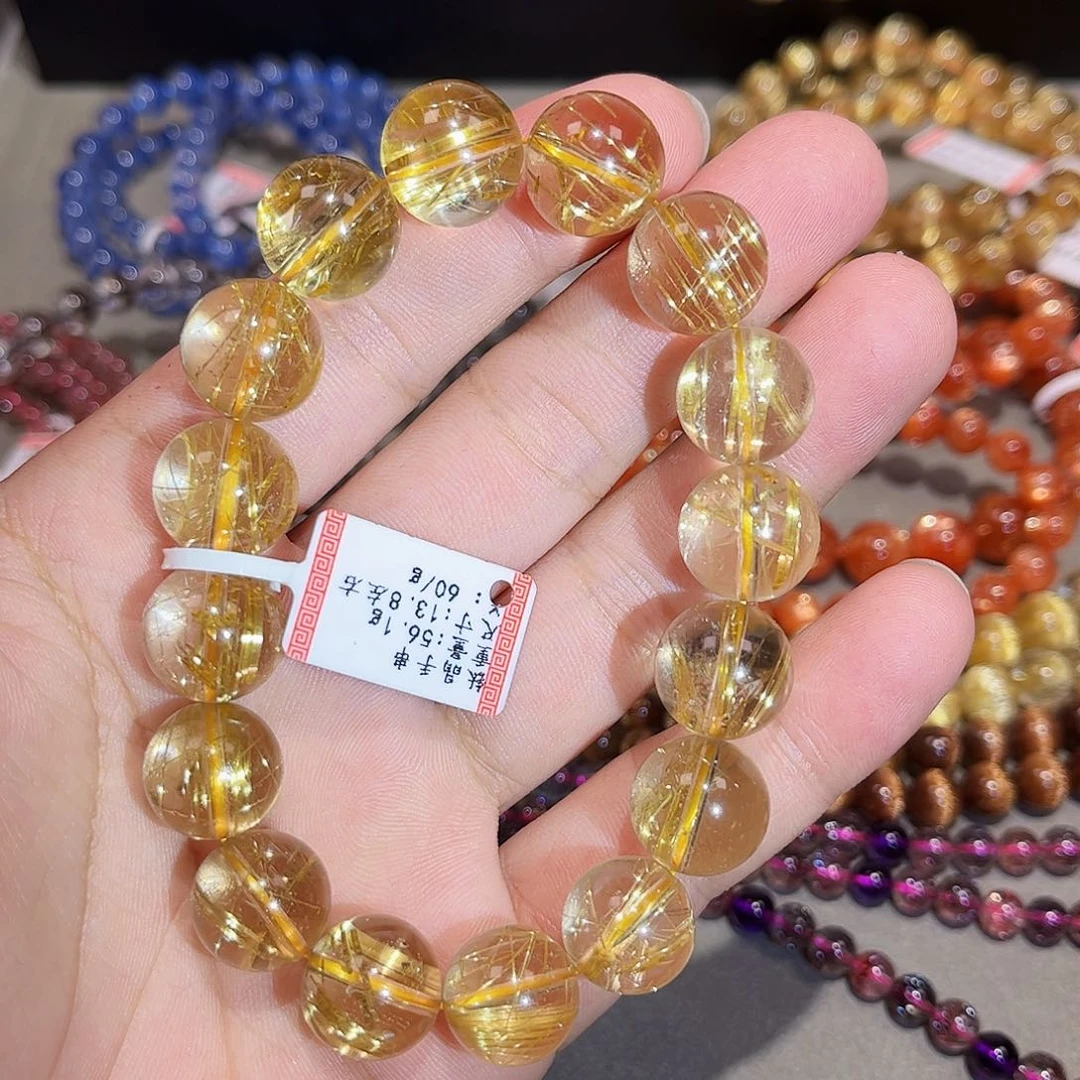 水晶手链未镶嵌钛晶手串