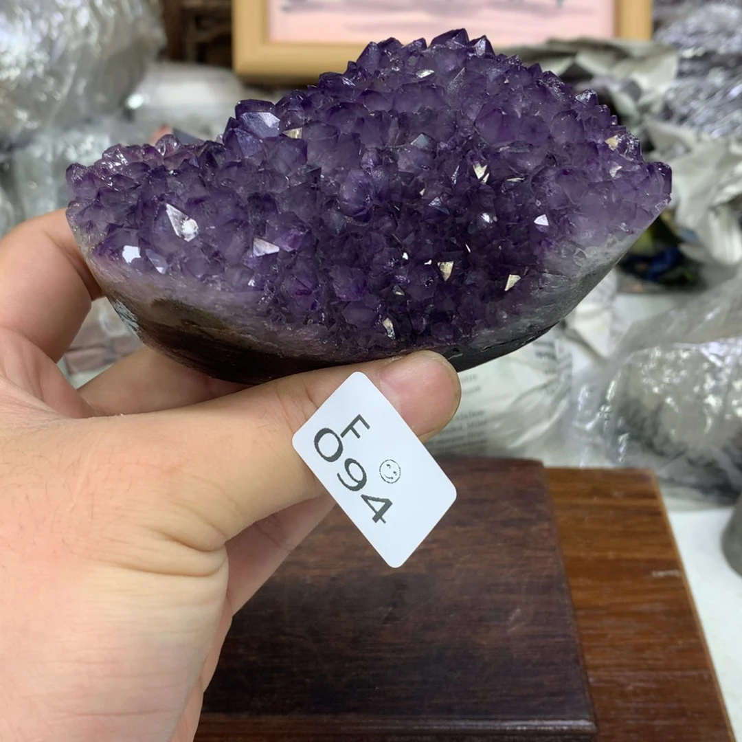 未镶嵌摆件紫晶水晶