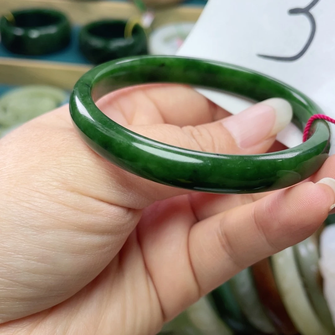 未镶嵌手镯和田玉圈口59