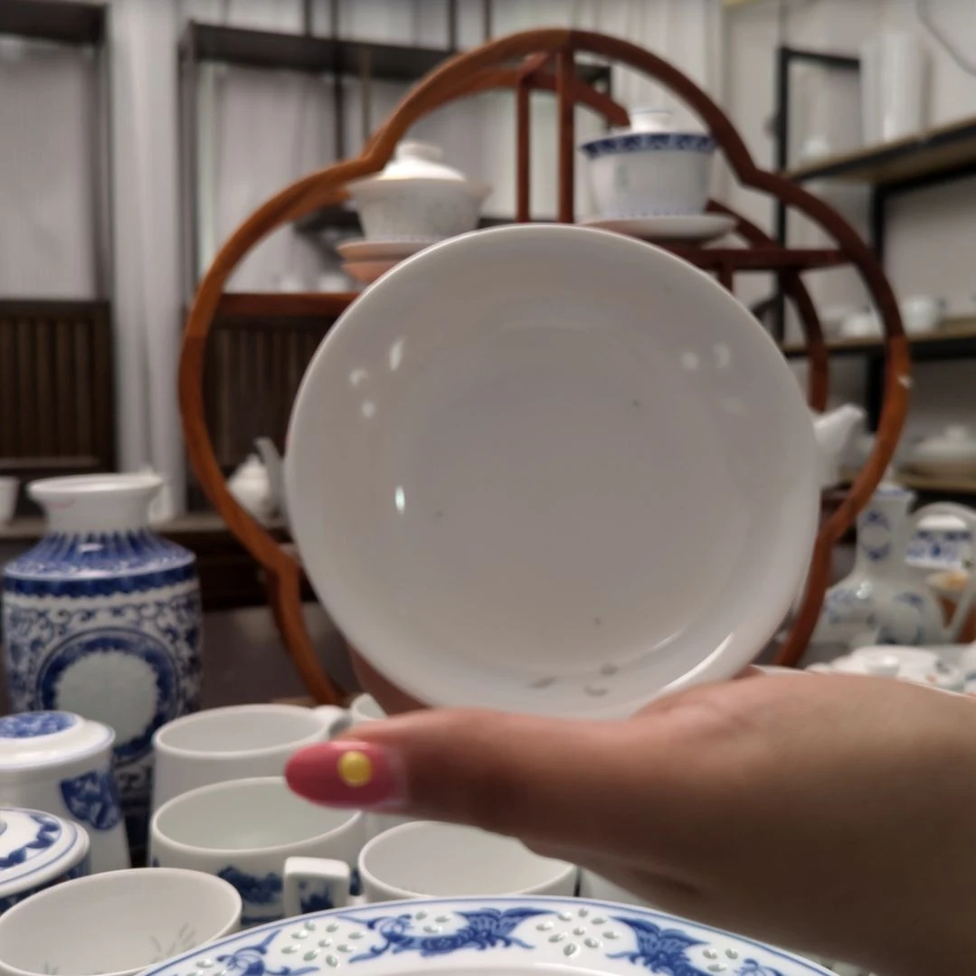 青花瓷代拍实发青釉味碟十只装