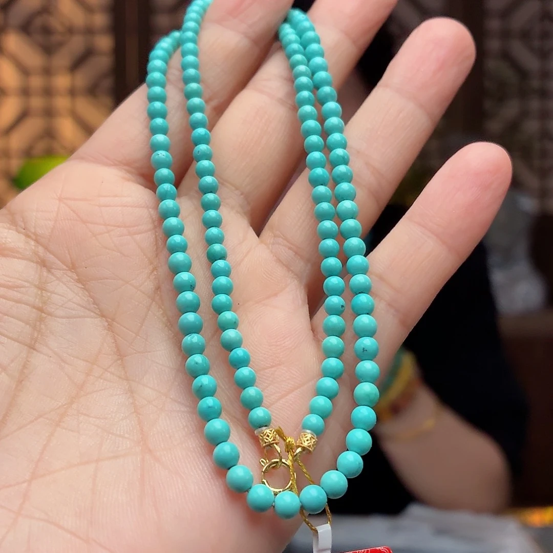 18K金镶嵌绿松石珠宝奇石