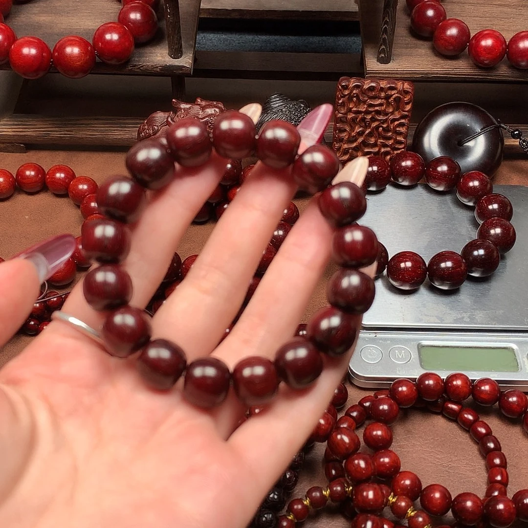 一***星檀香紫檀（小叶紫檀）12 13鳞底满星