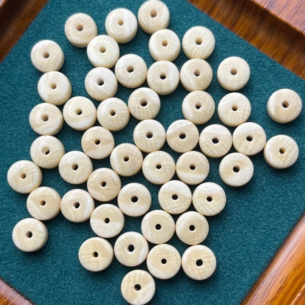 纯天然猛犸牙精工直切药片/隔片