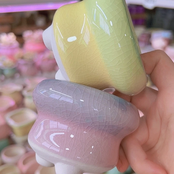 陶瓷花盆当场满12包邮