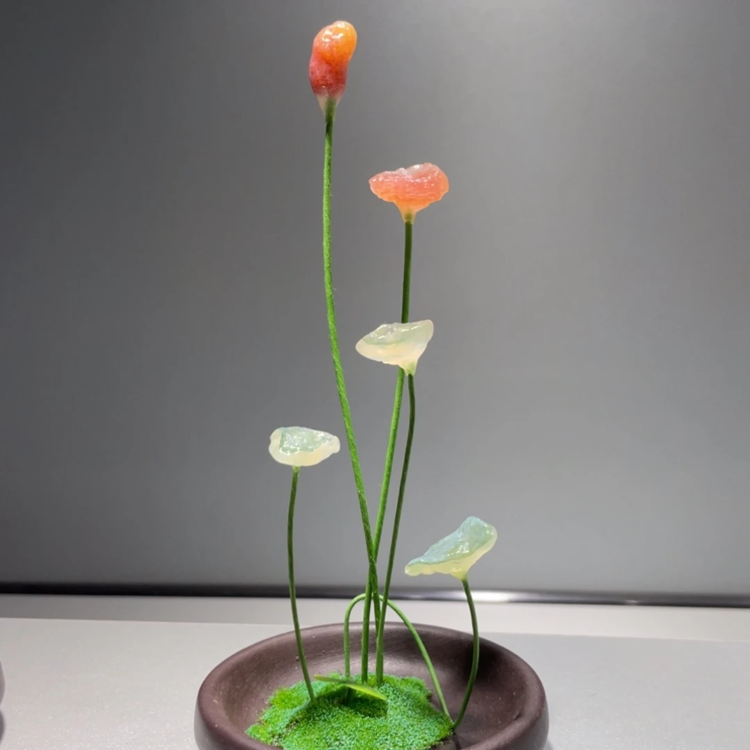 石材阿拉善荷花小品组合