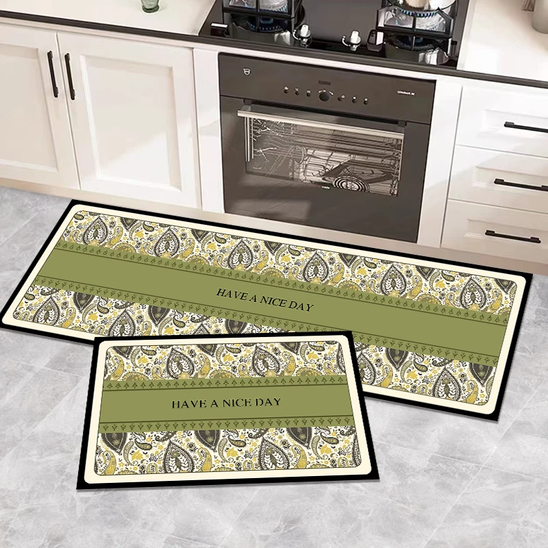 可擦，免洗吸水皮革厨房地垫，多功能地垫，可随意裁剪