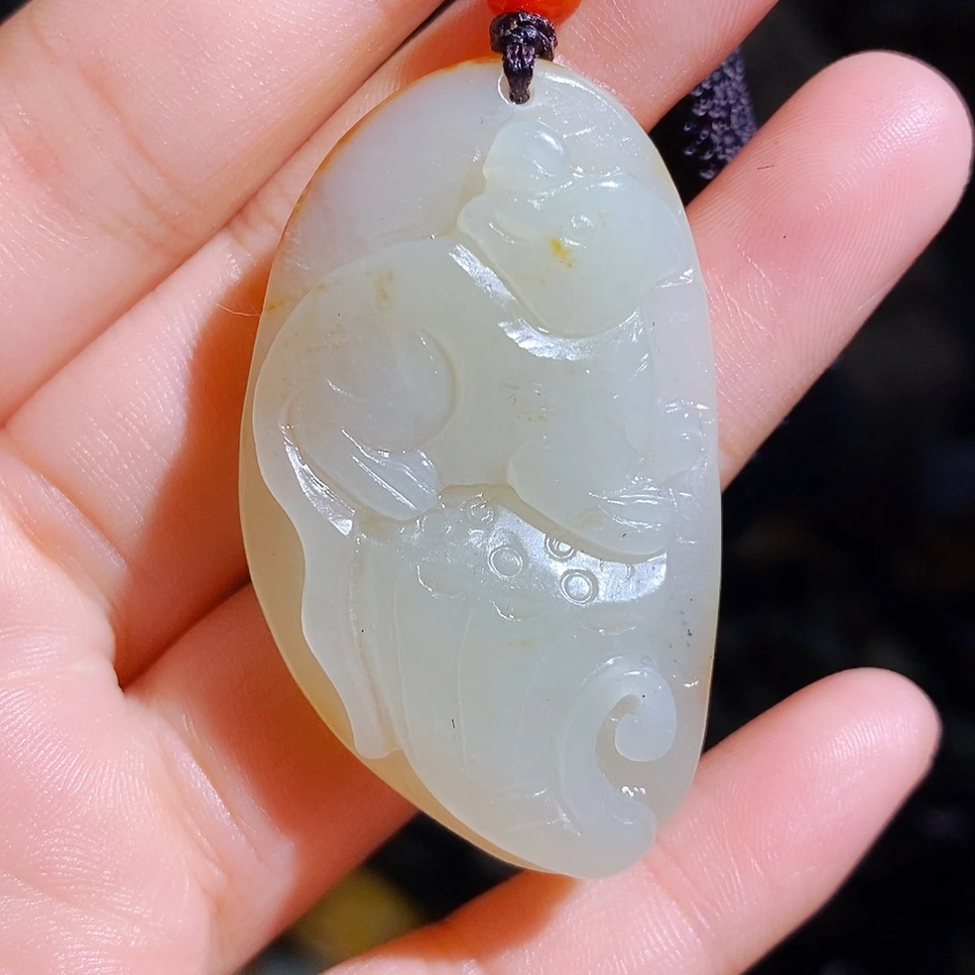 和田玉颈饰未镶嵌