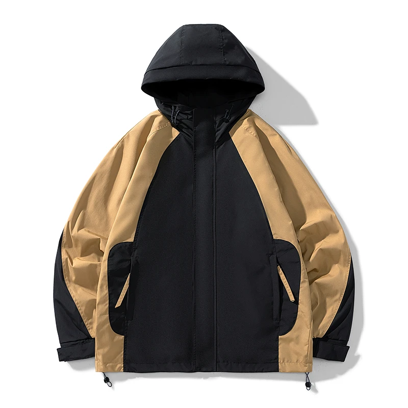 2025春季情侣款户外外套款潮流休闲连帽夹克