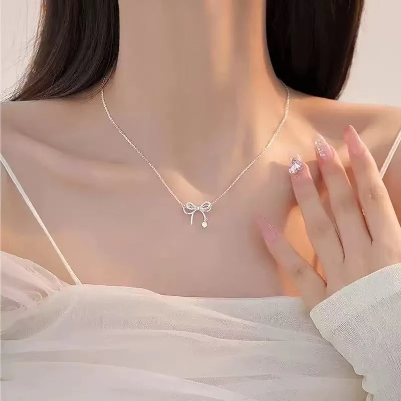 银吊坠 099时尚立体蝴蝶结