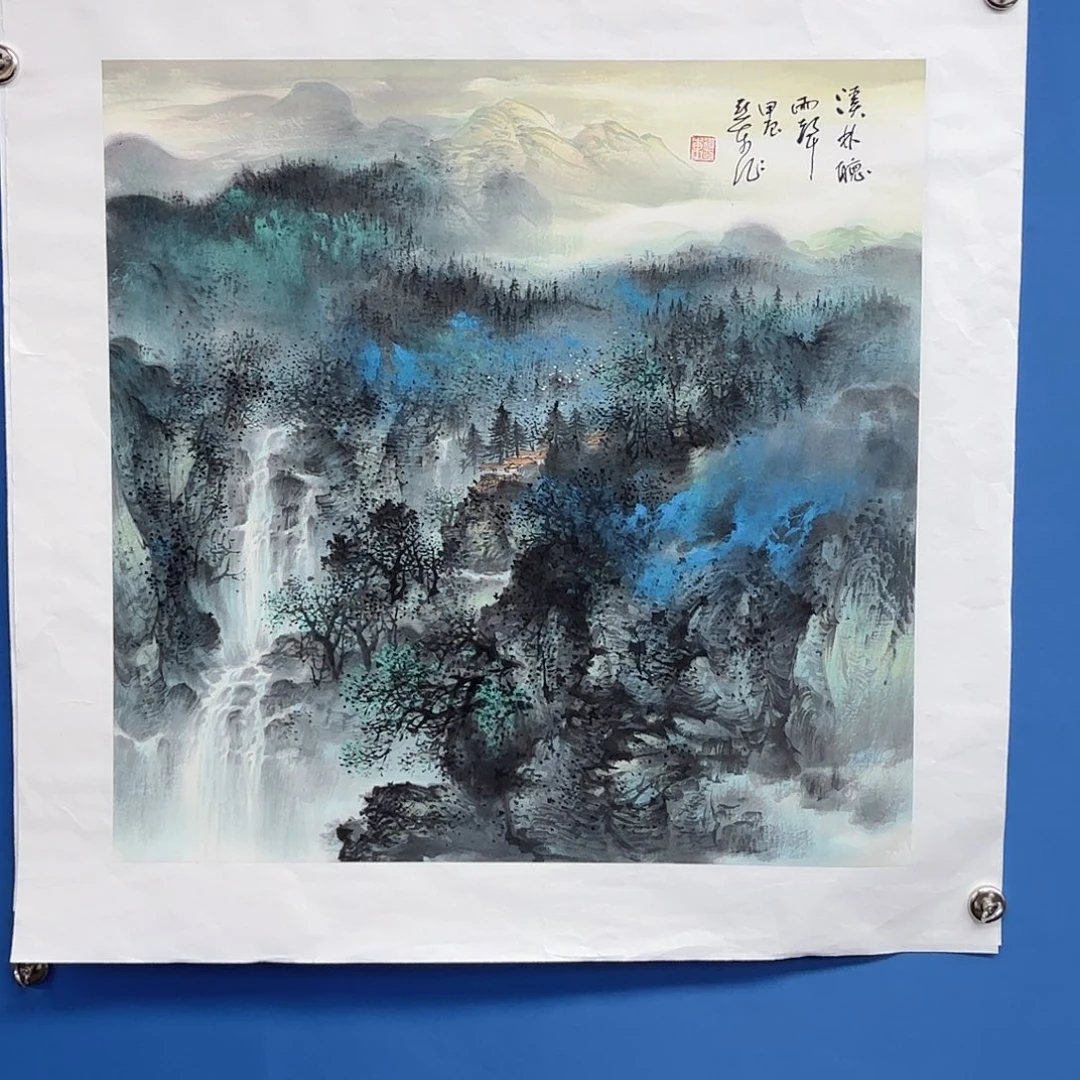 国画多次参加国内外大型
