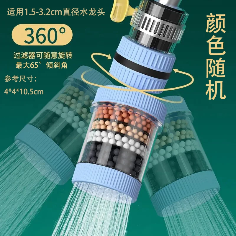 360°万能接口可拆洗水龙头过滤器家用自来水防溅花洒通用延伸器