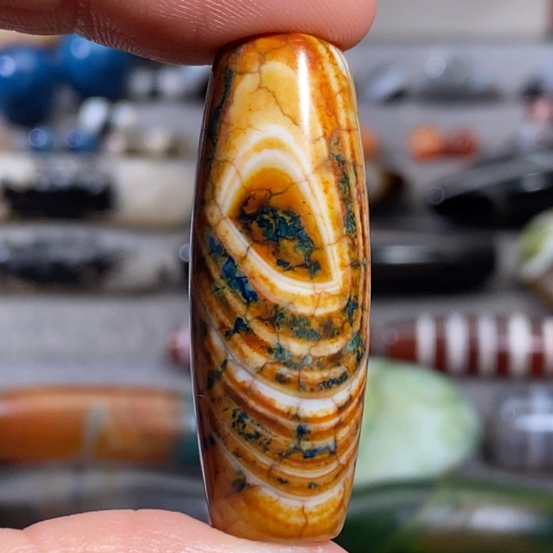步***香玛瑙/玉髓合金颈饰