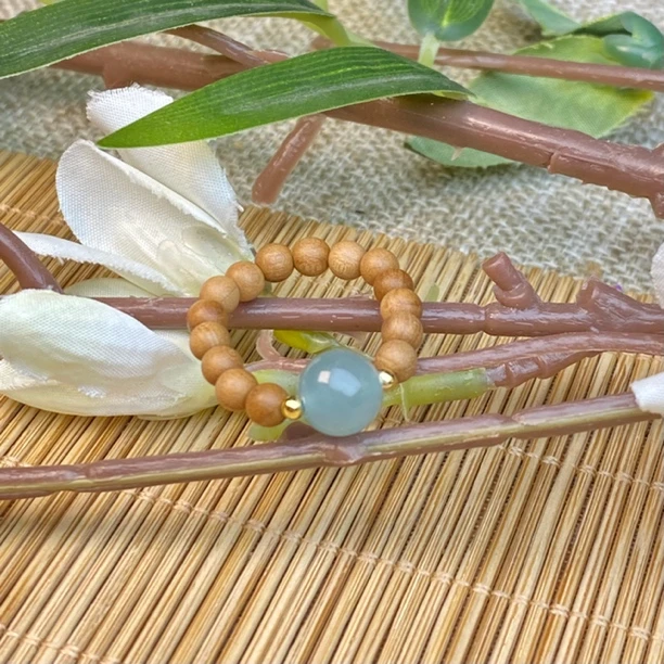 04老山檀雨过天青戒指