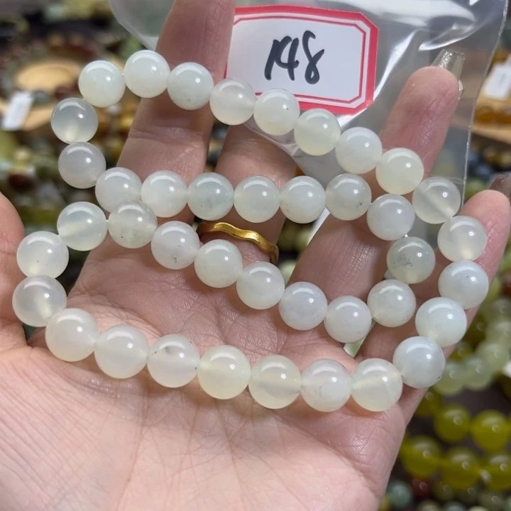 蛇纹石玉未镶嵌手链