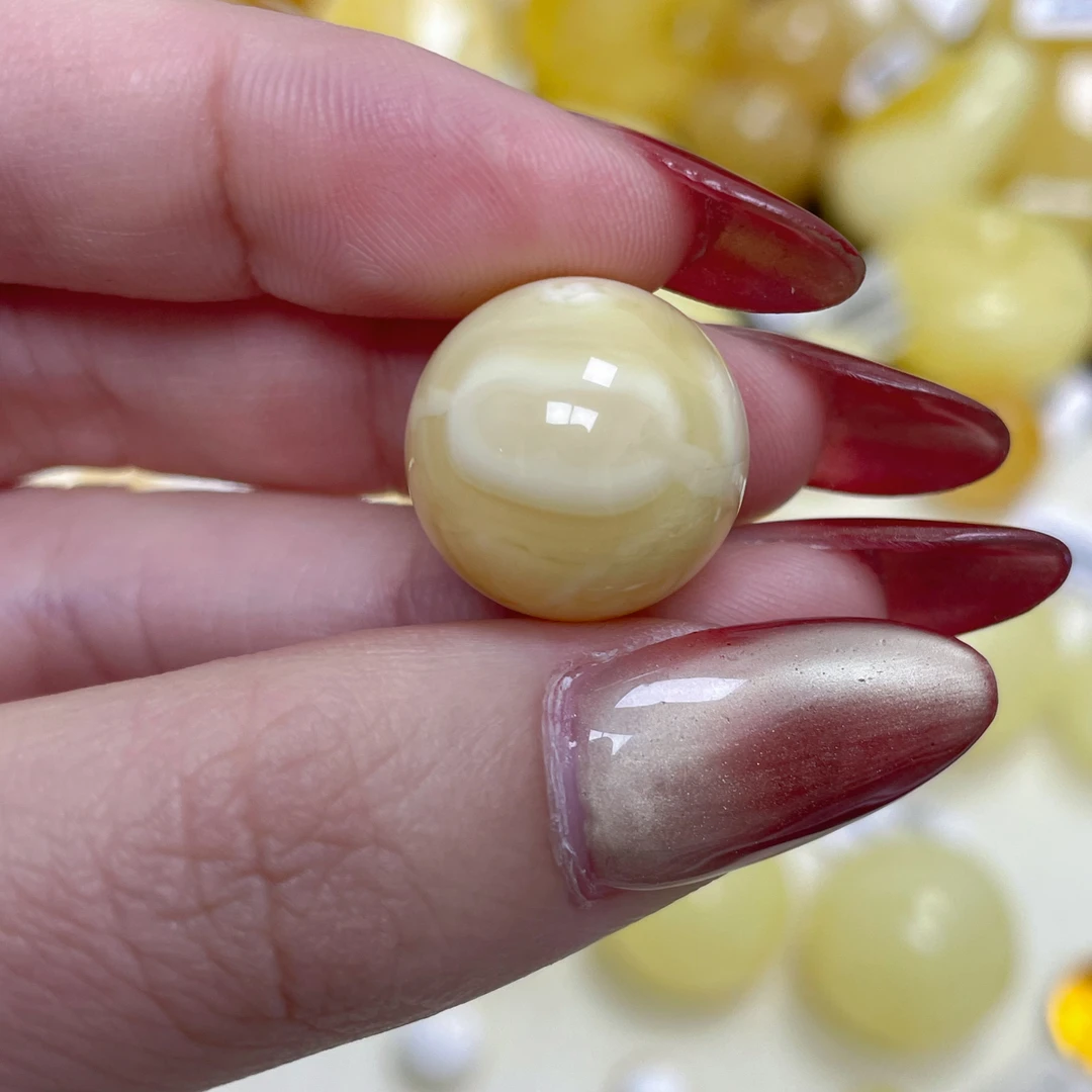 16.8mm妖花圆珠/瑕疵. 蜜之缘臻选天然原矿琥珀蜜蜡