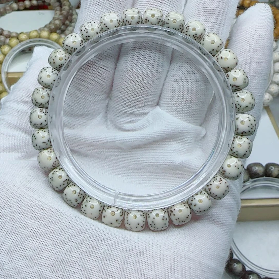 星月菩提手串青花8×7同枝果a7