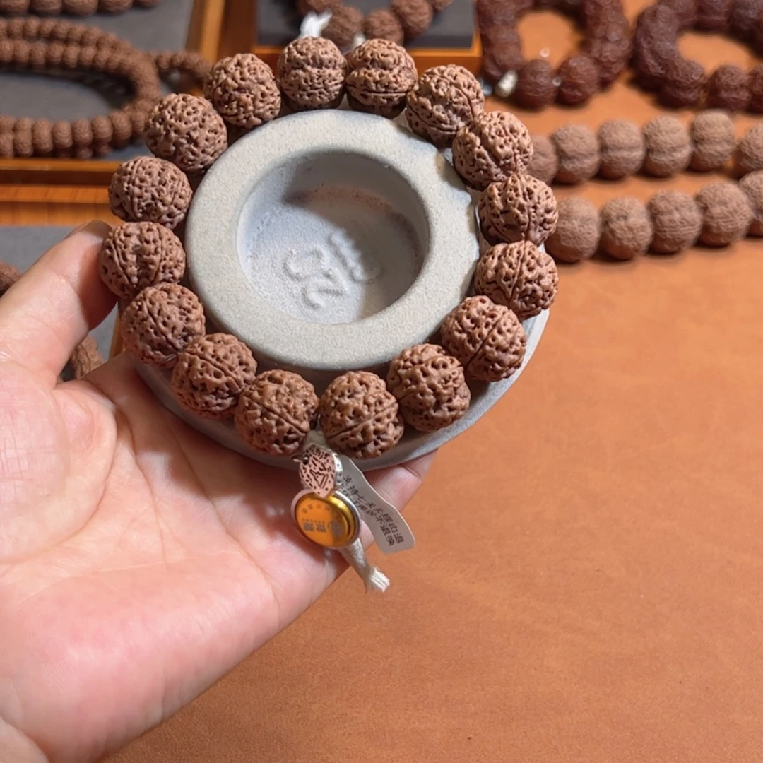 如***念手串金刚菩提18世楚一号银标级高端梁大金刚菩提