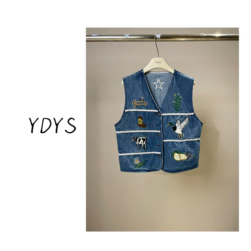 【YDYS】25K00863 2025新款时尚气质小众马夹