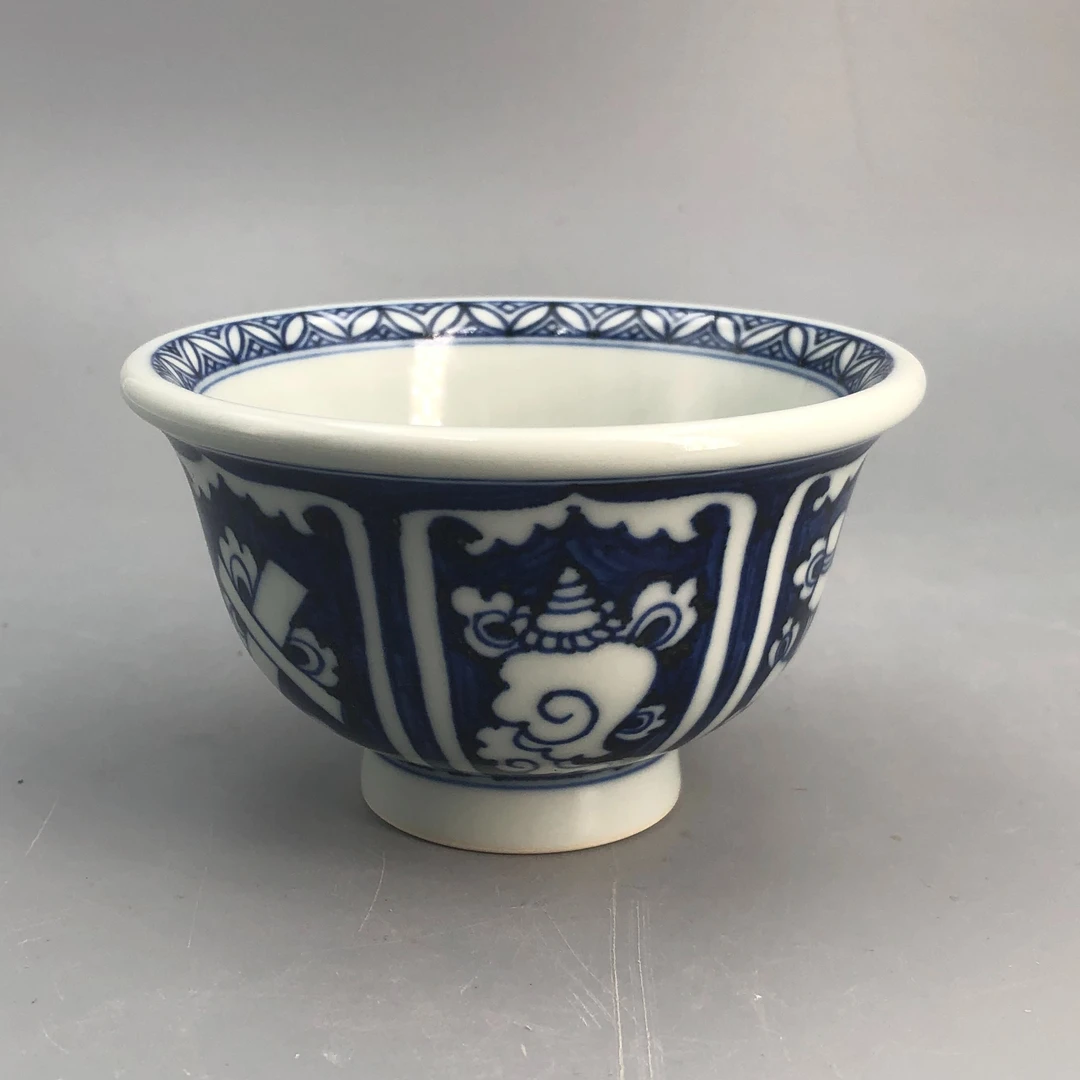 【南昌广电优选】逸古堂 【YGYC129】八宝永乐压手杯ygt0053