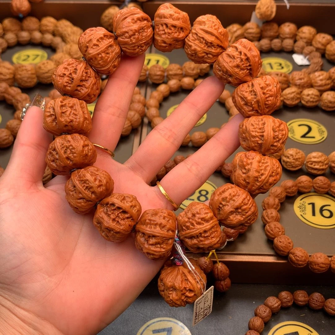 文玩核桃手串金*方底金蟾