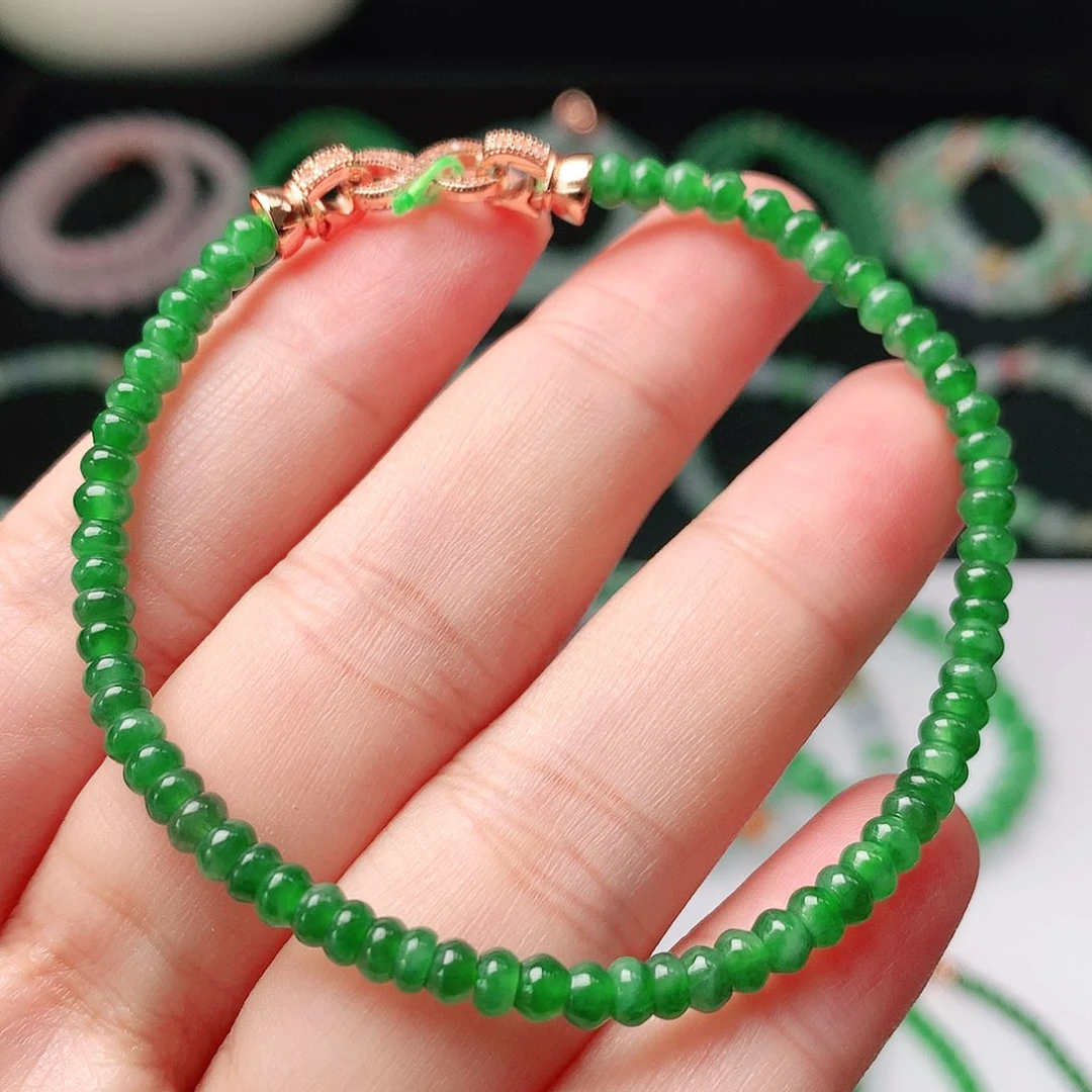 未镶嵌手链翡翠翡翠