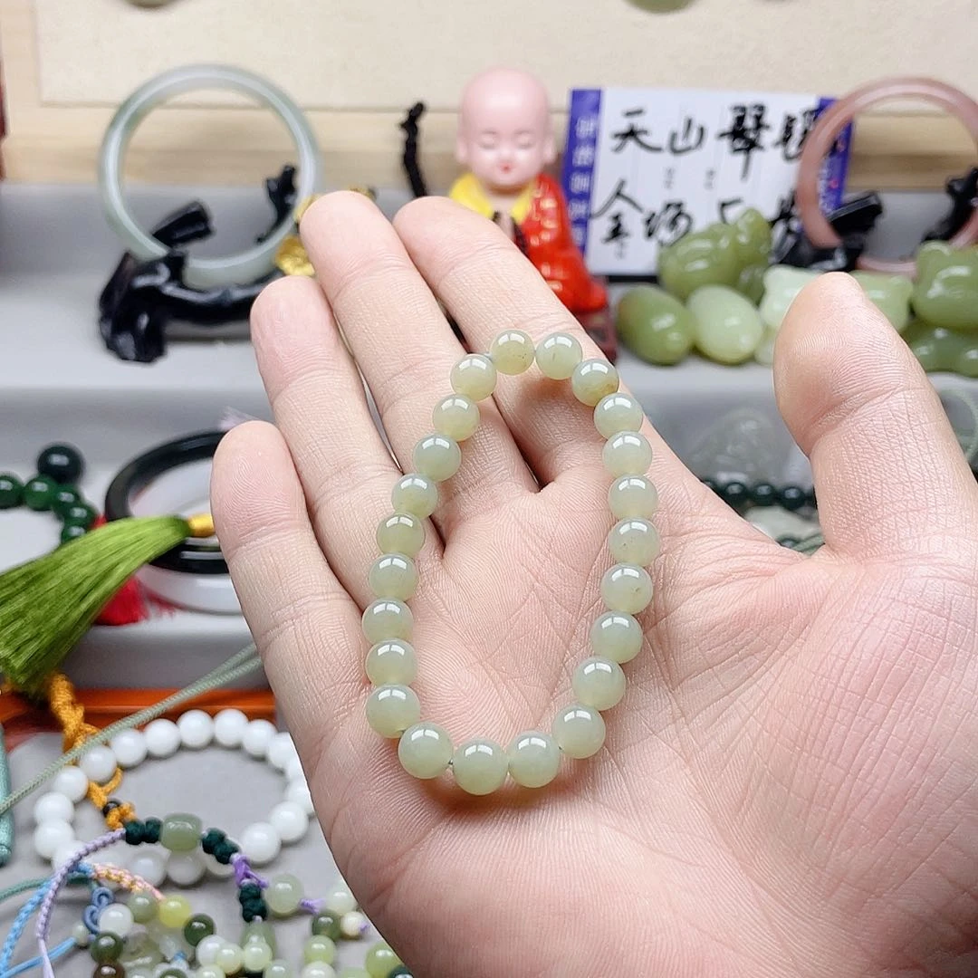 和田玉手链未镶嵌?****?