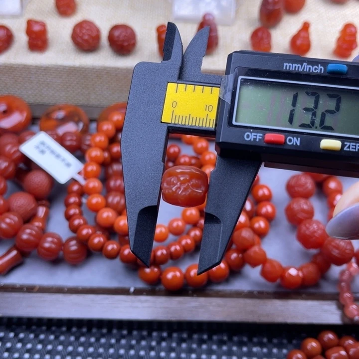 手串未镶嵌南红玛瑙醒狮