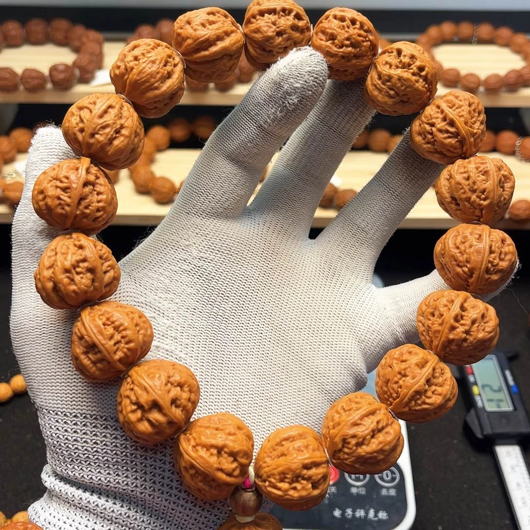 文玩核桃手串粗筋八棱手持