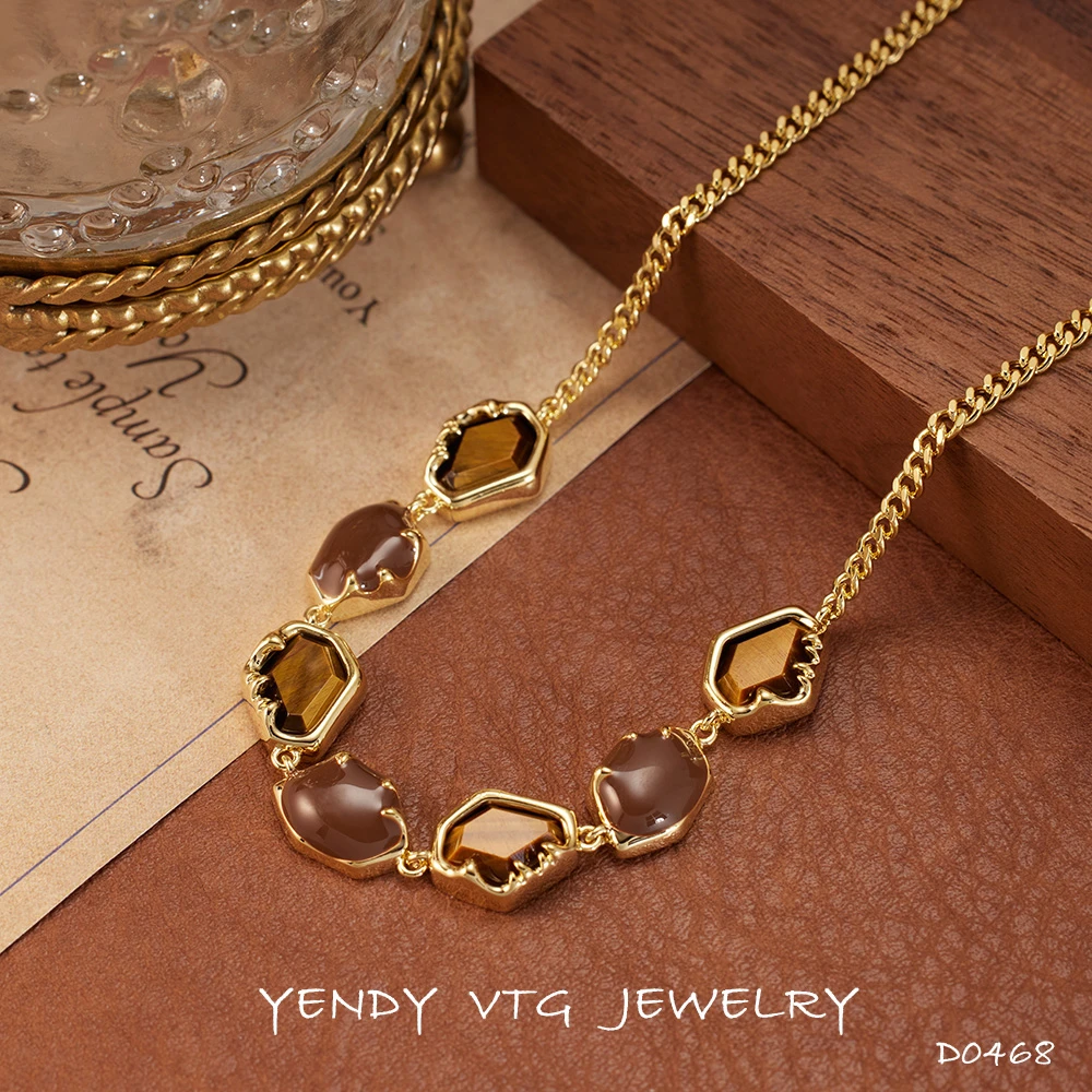 铜合金项链 D0468「暮林微光」FELANNA 翡安娜 西♠系列 项链