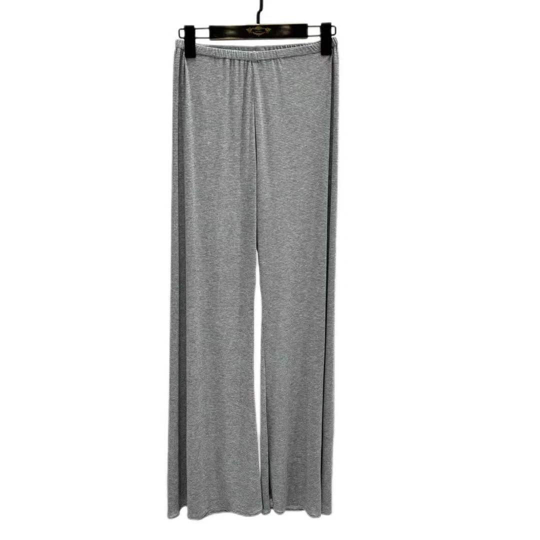 【公主高定】灰色银丝垂感长裤5102509