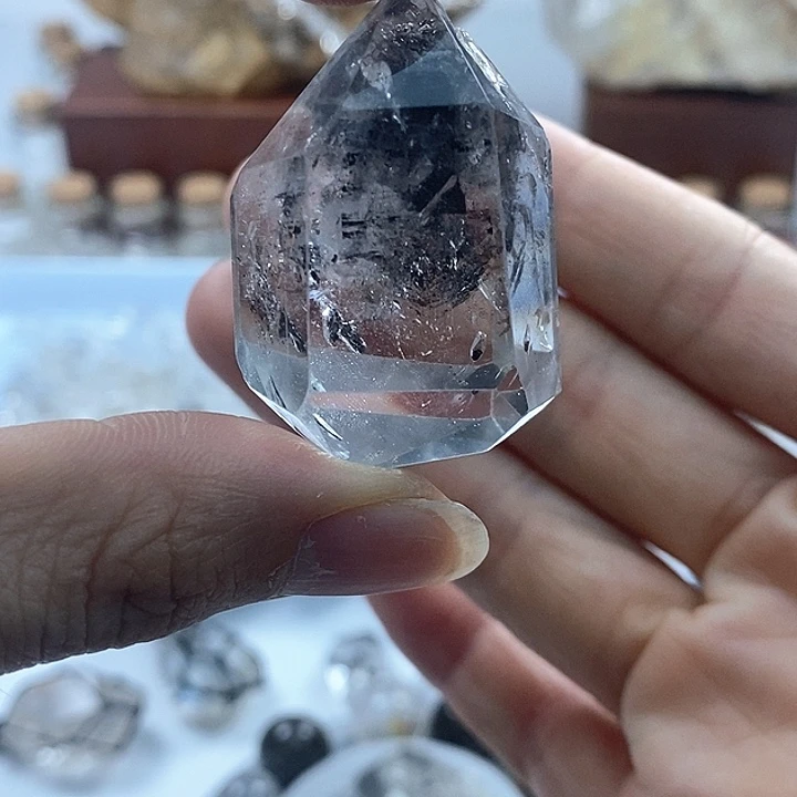 水晶颈饰未镶嵌闪灵钻手握