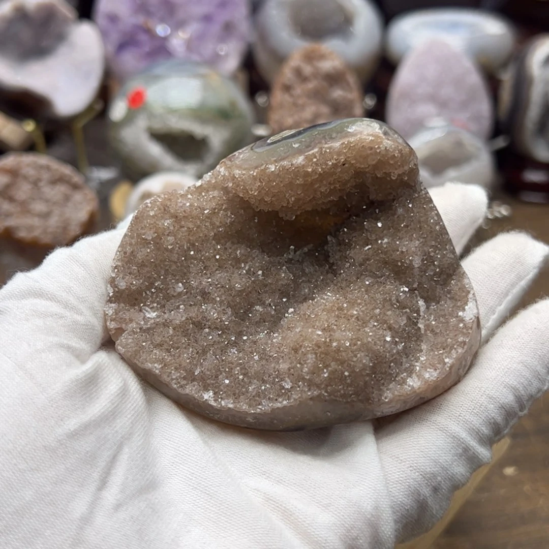 珠宝半成品水晶未镶嵌有纹25