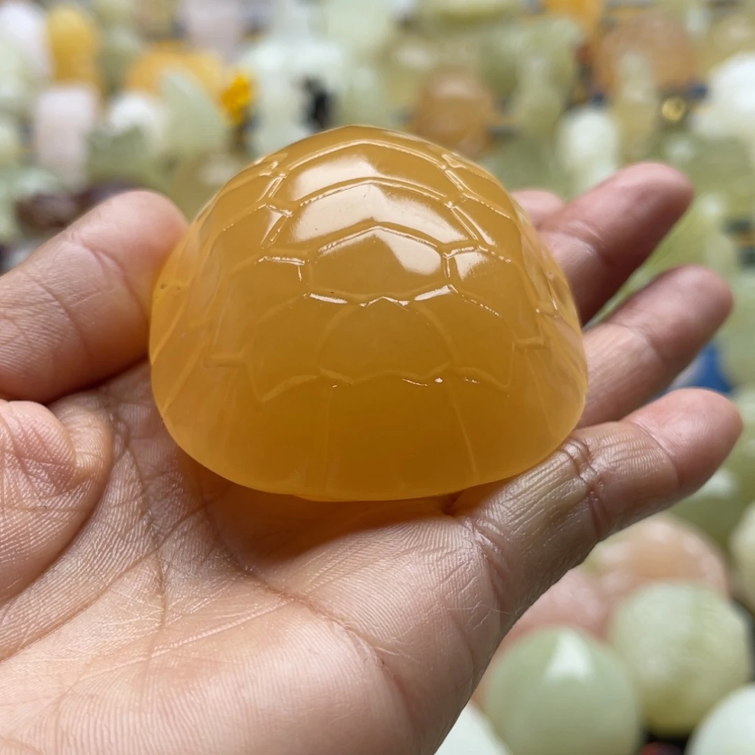 江***荷玉天然桌面小摆件