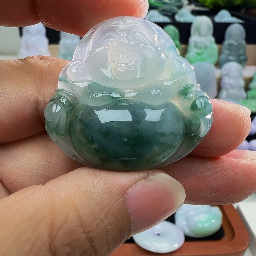 翡翠未镶嵌吊坠(不含链)咩****_