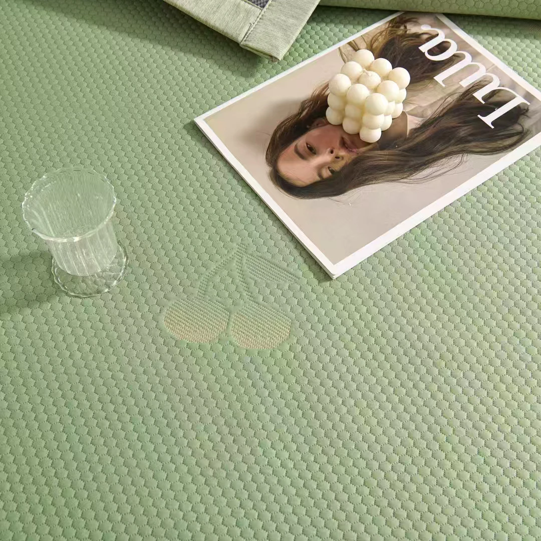 莫氏樱桃凉感豆平铺款凉席三件套