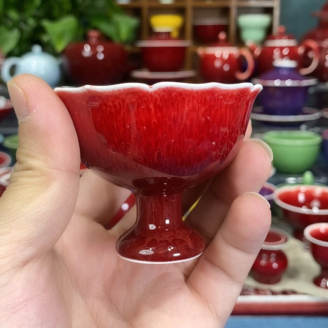 景德镇陶瓷浅行窑福利杯