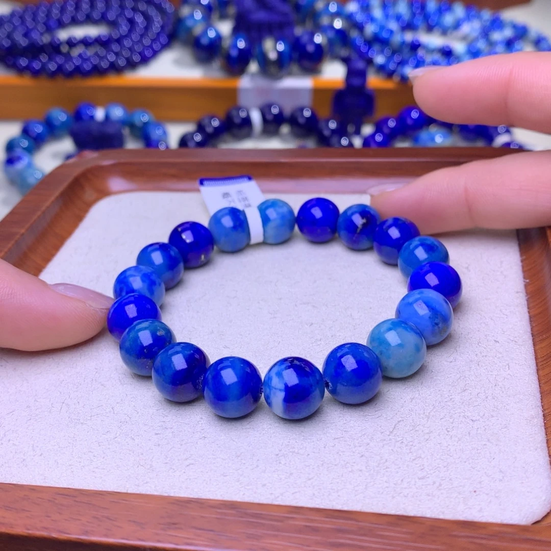 青金石未镶嵌手串11mm