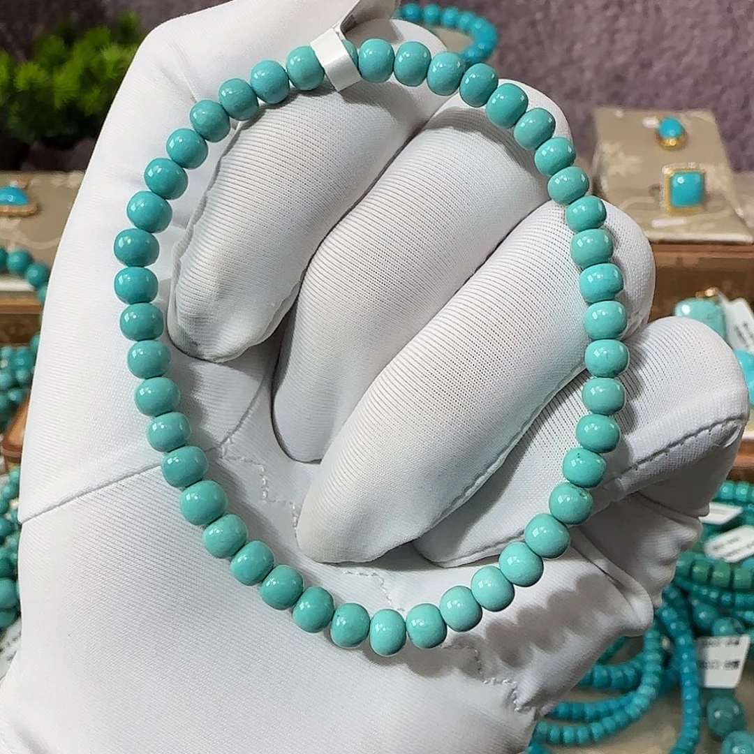 绿松石未镶嵌4mm➕手串