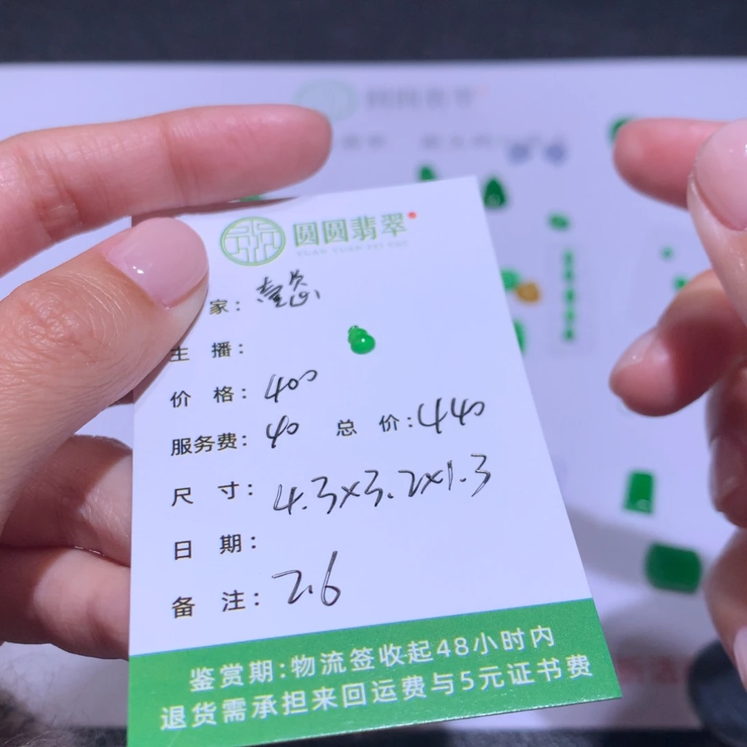 翡翠挂件未镶嵌懿