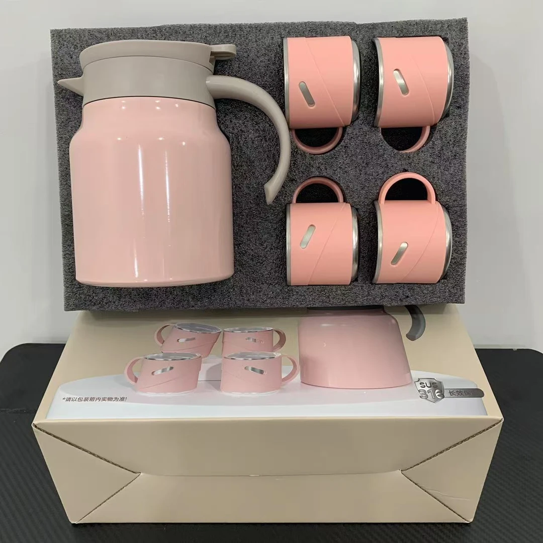 家用耐热带盖一壶四杯套装LZ1