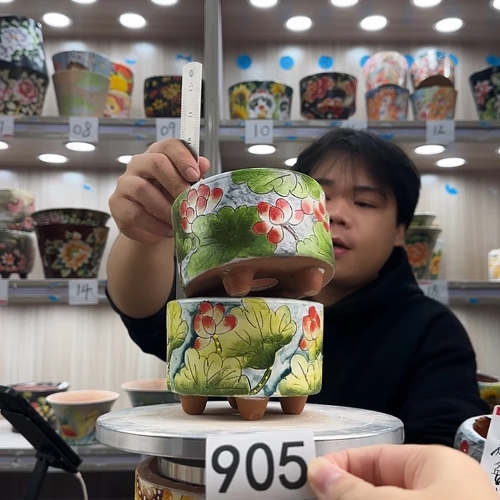 紫砂花盆瑕疵瑕疵905