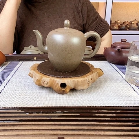 紫砂茶壶宜兴紫砂青段高温还原烧270c c