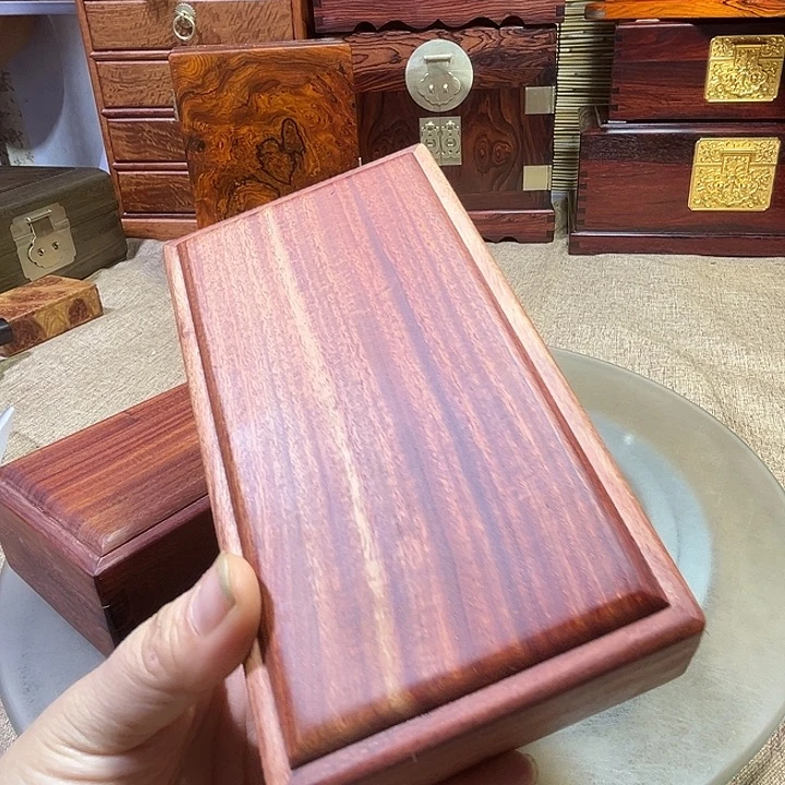 染料紫檀（血檀）机关盒