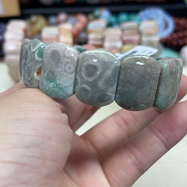 未镶嵌手串硅化珊瑚（珊瑚玉）好****8139