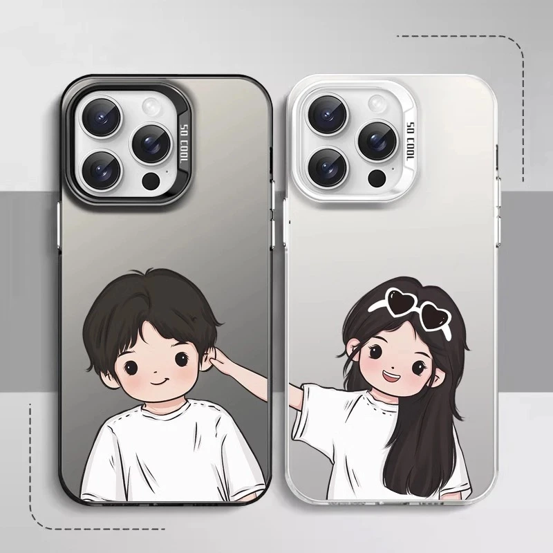 情侣男女适用于苹果16华为oppo小米15vivo荣耀iphone15一加硬壳