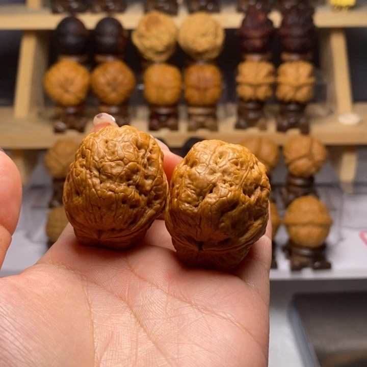 吊坠文玩核桃39平头蟾