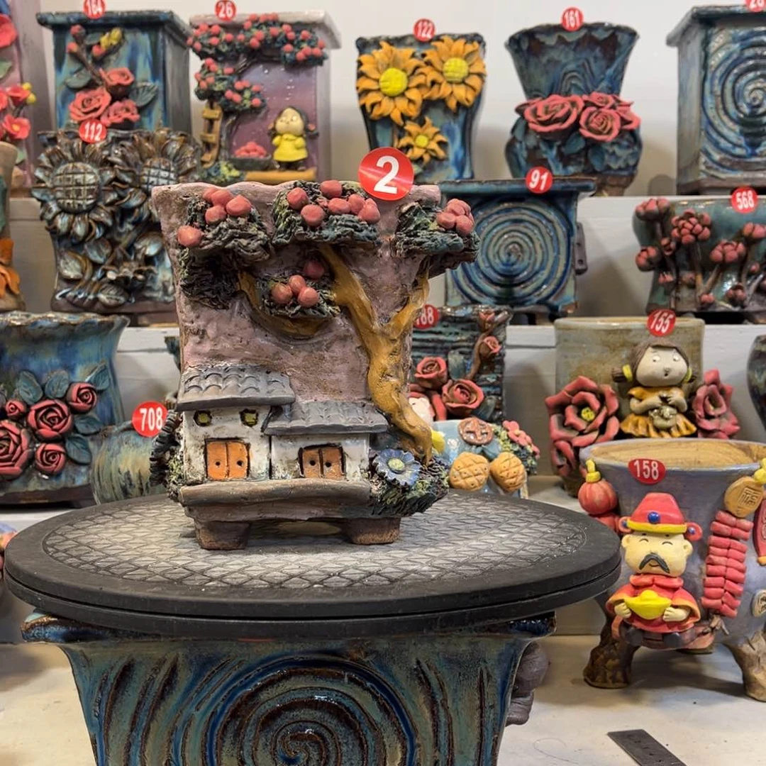 陶瓷2 号陶然花盆福利